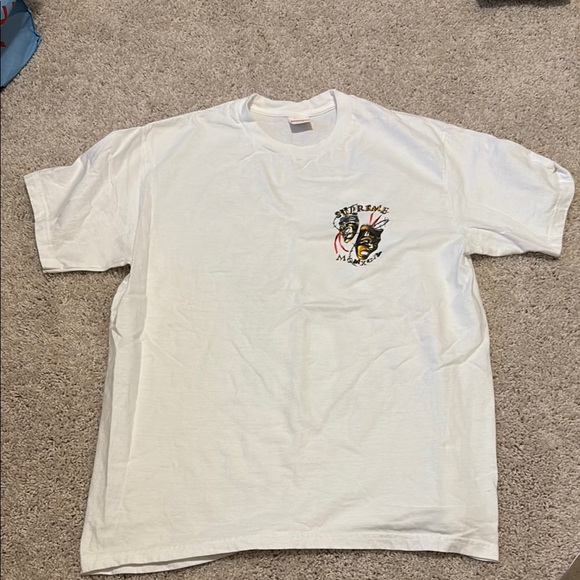 COPY - Supreme White Graphic Tshirt - Picture 1 of 4